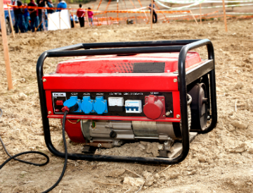 In case a storm knocks out your power, it's smart to have a generator on hand as backup. ©iStockphoto.com/Antonis Liokouras