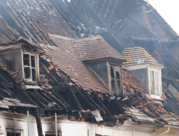 The following are a few tips to take care of smoke damage after a fire. ©iStockphoto.com/ChrisPole
